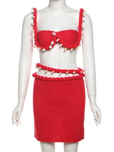 Load image into Gallery viewer, Tulum Crochet Skirt Set
