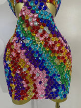 Load image into Gallery viewer, Diamond In The Sky Mini Dress
