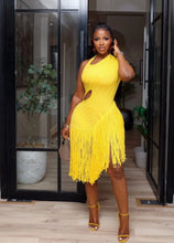 Load image into Gallery viewer, Maresa Tassel Hem Dress
