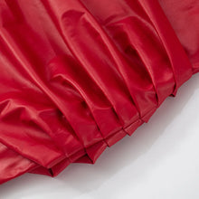 Load image into Gallery viewer, Tiana Pleated Leather Dress

