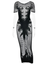 Load image into Gallery viewer, Flaming Hot Mesh Dress
