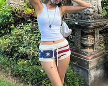 Load image into Gallery viewer, Star Stripe Knit Shorts
