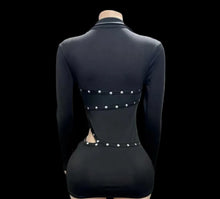 Load image into Gallery viewer, Rivet Cutout Mini Dress

