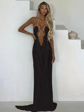 Load image into Gallery viewer, Olivia Ruched Maxi Dress

