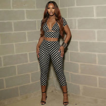 Load image into Gallery viewer, Polka Dot Print Capris Set
