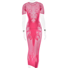 Load image into Gallery viewer, Flaming Hot Mesh Dress
