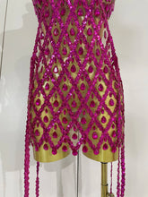 Load image into Gallery viewer, Aliya Sequin Mesh Dress Set
