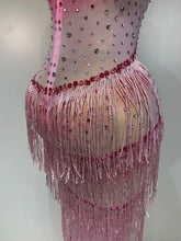 Load image into Gallery viewer, Shine Bright Rhinestone Maxi Dress
