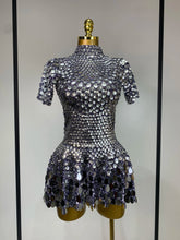 Load image into Gallery viewer, Scale Sequin Bodysuit Dress
