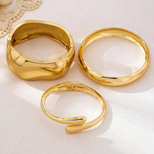 Load image into Gallery viewer, 3pcs Gold Bangle Bracelet
