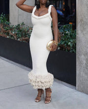 Load image into Gallery viewer, Joi Knit Tassel Maxi Dress
