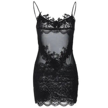 Load image into Gallery viewer, Fatima Lace Mini Dress
