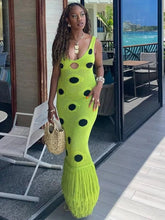 Load image into Gallery viewer, Knit Dot Kassel Maxi Dress
