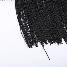 Load image into Gallery viewer, Fuzzy Fringed Cross Metal Skirt
