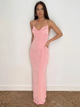 Load image into Gallery viewer, Michaela Ruched Maxi Dress
