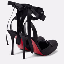 Load image into Gallery viewer, Satin Bow Ballet High Heels
