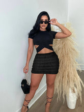 Load image into Gallery viewer, Fuzzy Fur Mini Skirt
