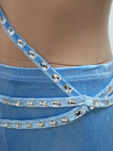 Load image into Gallery viewer, Velvet Crystal Glam Pants Set
