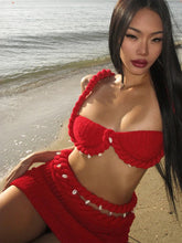 Load image into Gallery viewer, Tulum Crochet Skirt Set
