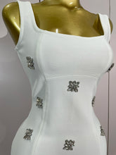 Load image into Gallery viewer, Lori Bandage Ruffle Mini Dress
