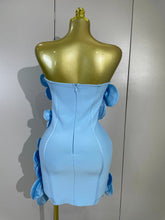 Load image into Gallery viewer, Flower Bandage Mini Dress
