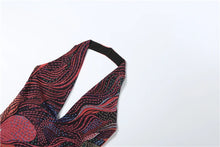 Load image into Gallery viewer, Colorful V-Neck Dress
