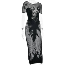 Load image into Gallery viewer, Flaming Hot Mesh Dress
