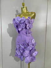 Load image into Gallery viewer, Flower Bandage Mini Dress
