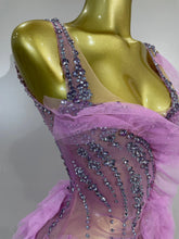 Load image into Gallery viewer, Leila Mesh Ruffled Mini Dress
