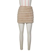 Load image into Gallery viewer, Fuzzy Fur Mini Skirt
