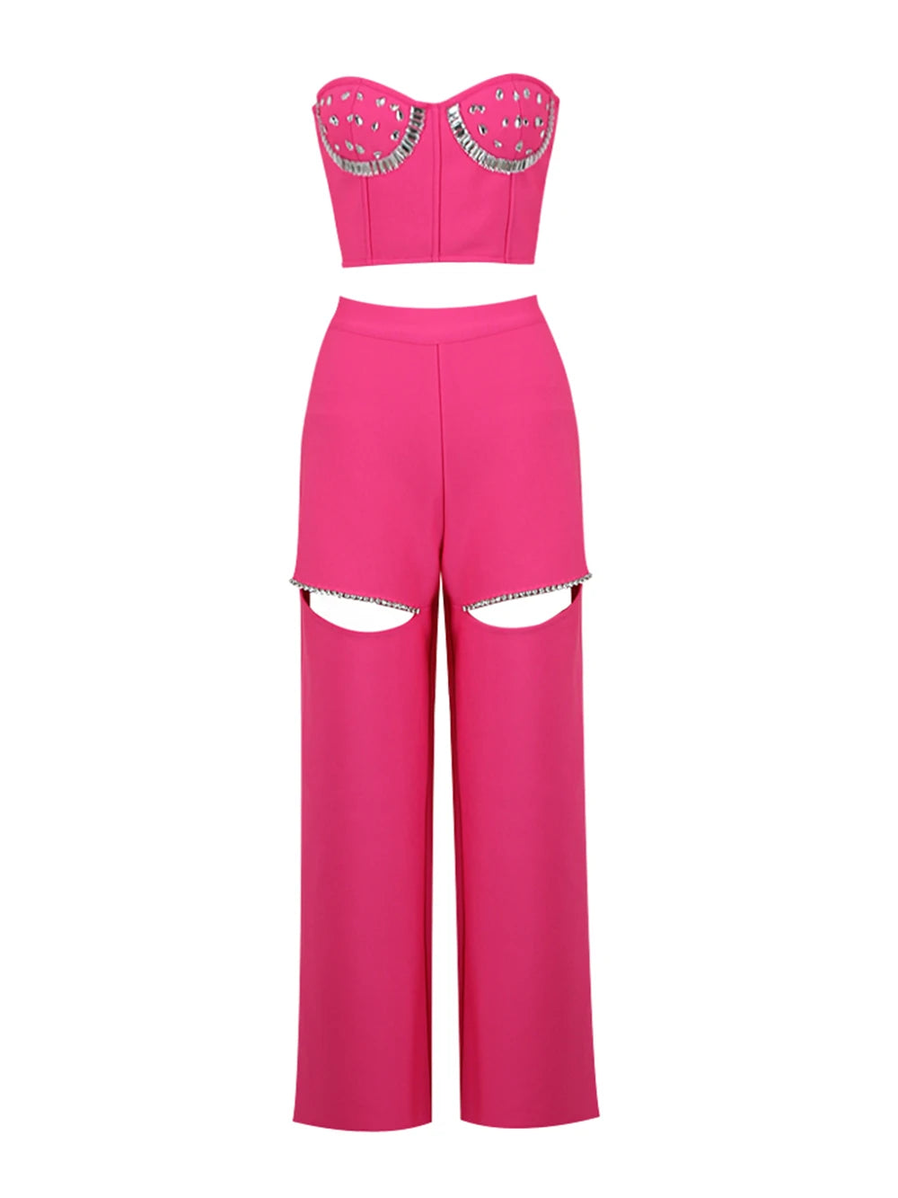 Rose Bandage Pants Set