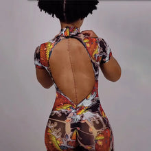 Load image into Gallery viewer, Lorine Mesh Backless Romper
