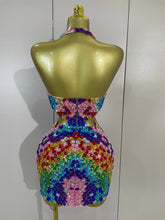 Load image into Gallery viewer, Diamond In The Sky Mini Dress
