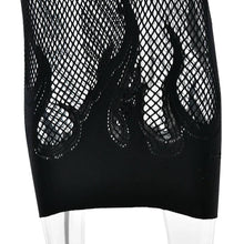 Load image into Gallery viewer, Flaming Hot Mesh Dress
