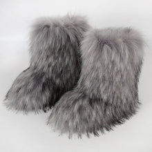 Load image into Gallery viewer, Fluffy Fox Fur Boots
