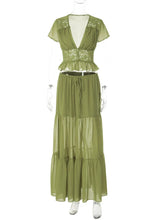 Load image into Gallery viewer, Fateema Maxi Skirt Set
