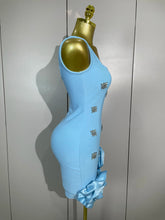 Load image into Gallery viewer, Lori Bandage Ruffle Mini Dress

