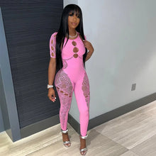 Load image into Gallery viewer, Tania Mesh Jumpsuit
