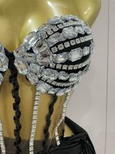 Load image into Gallery viewer, Jaylene Rhinestone Sequin Skirt Set
