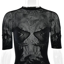 Load image into Gallery viewer, Flaming Hot Mesh Mini Dress
