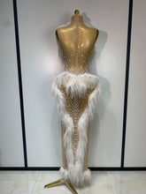 Load image into Gallery viewer, Cloud Pearl Tassel Mesh Maxi Dress

