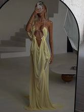Load image into Gallery viewer, Olivia Ruched Maxi Dress
