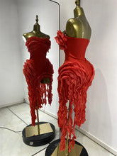 Load image into Gallery viewer, Ali Fringe Bandage Midi Dress

