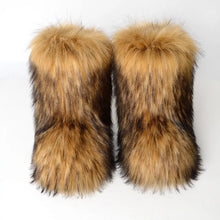 Load image into Gallery viewer, Fluffy Fox Fur Boots
