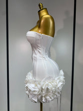 Load image into Gallery viewer, Flower Embellished Mini Bandage Dress

