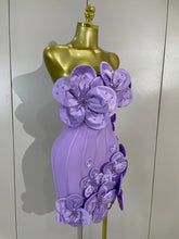 Load image into Gallery viewer, Flower Bandage Mini Dress
