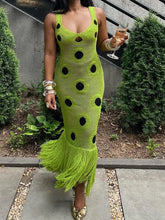 Load image into Gallery viewer, Knit Dot Kassel Maxi Dress
