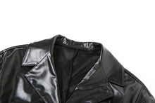 Load image into Gallery viewer, Black Leather Short Set
