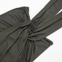 Load image into Gallery viewer, Lyla Ruched V-Neck Backless Dress
