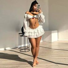 Load image into Gallery viewer, Cherry Tiered Skirt Set
